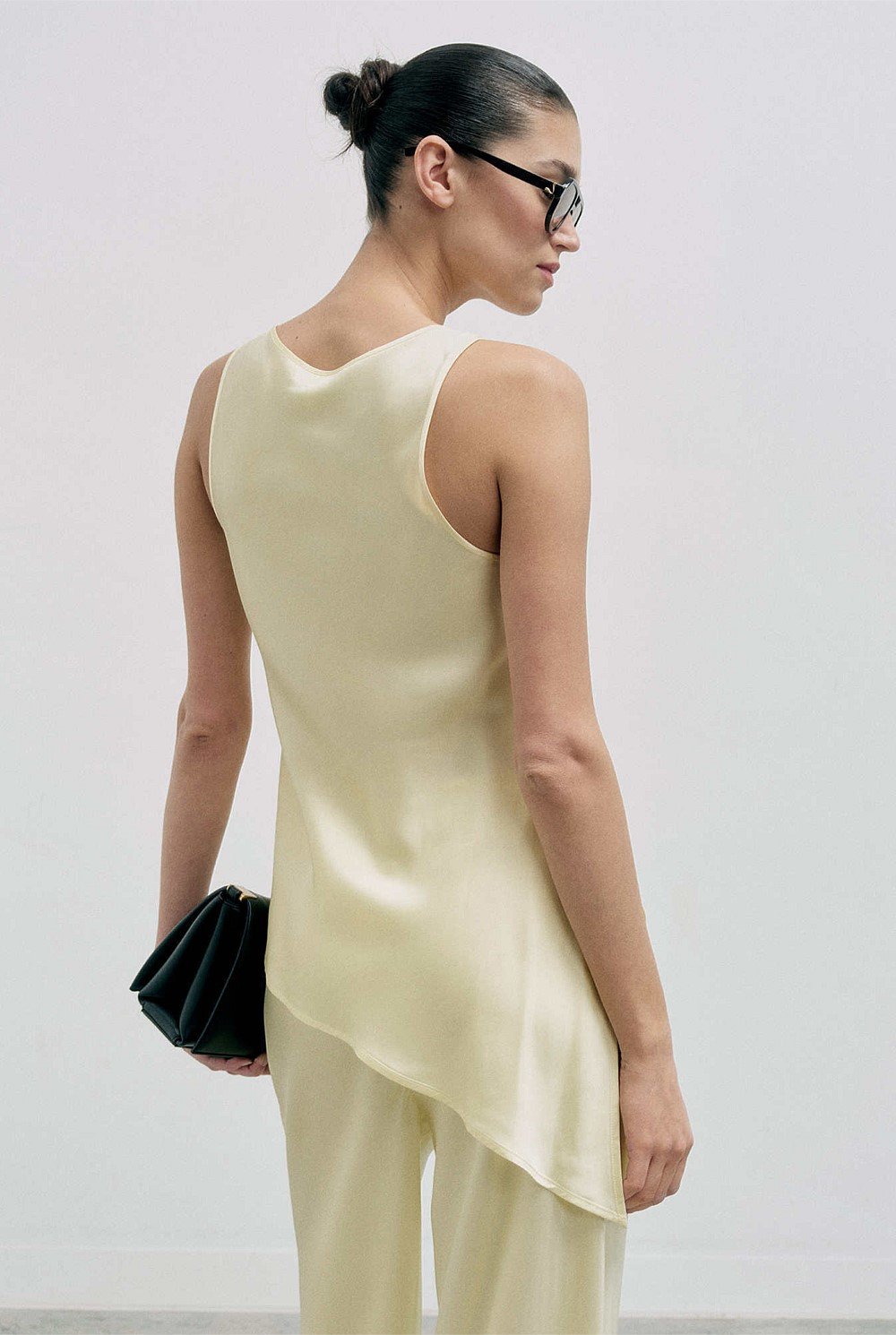 Asymmetrical Scoop Tank Top