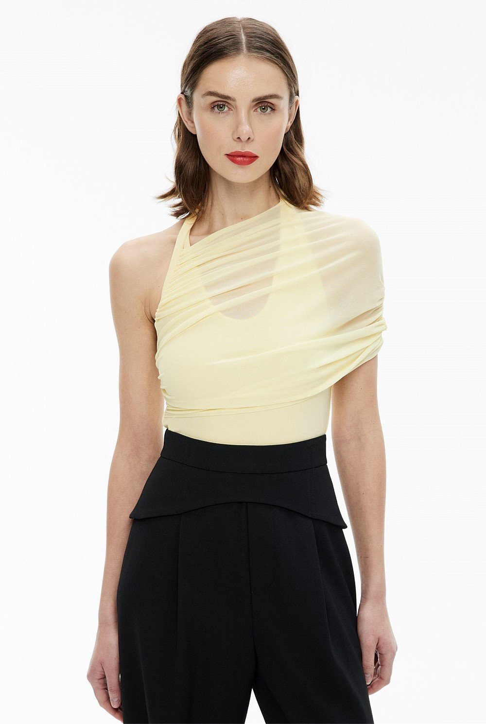 Draped Bodysuit