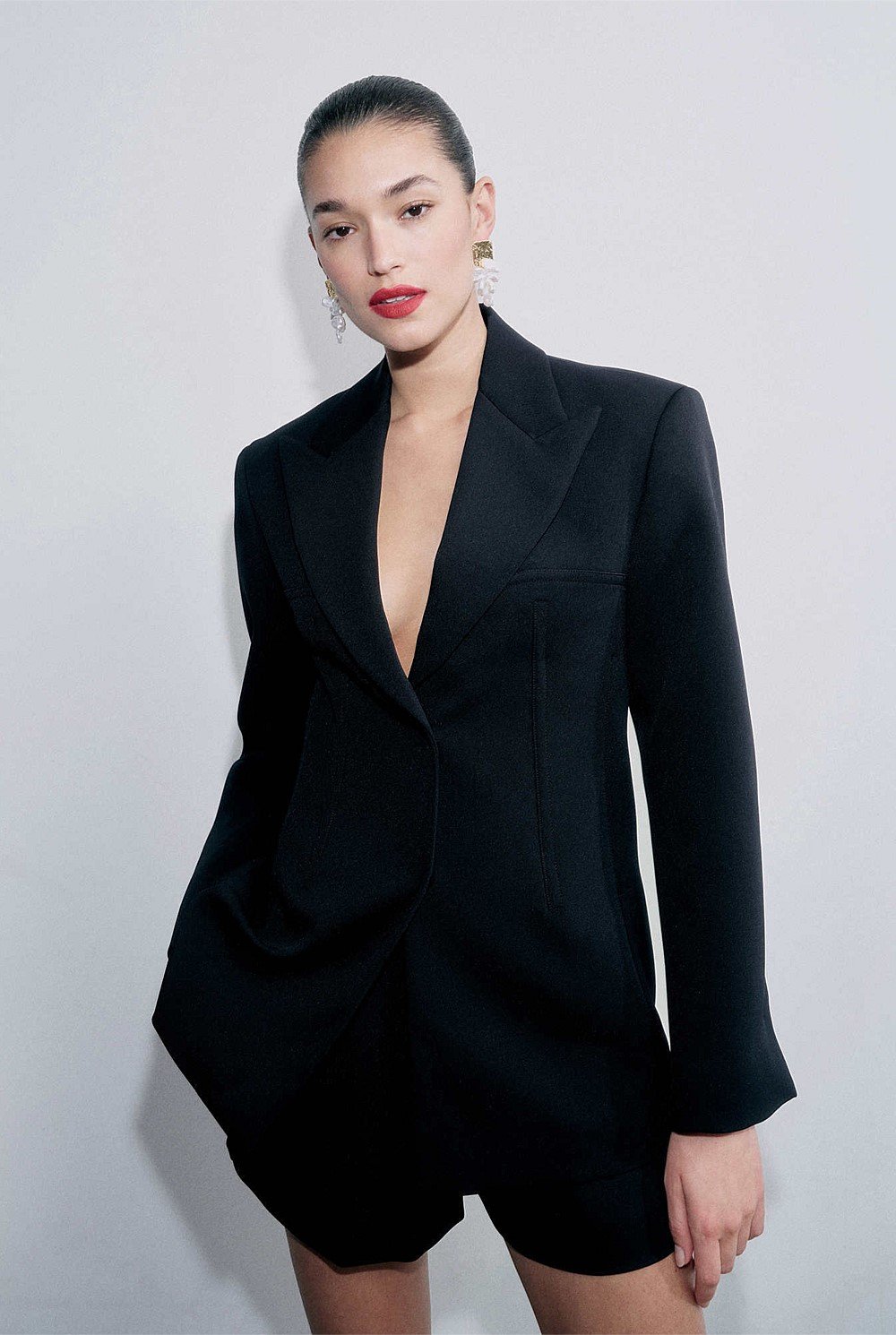 Corset Detail Blazer