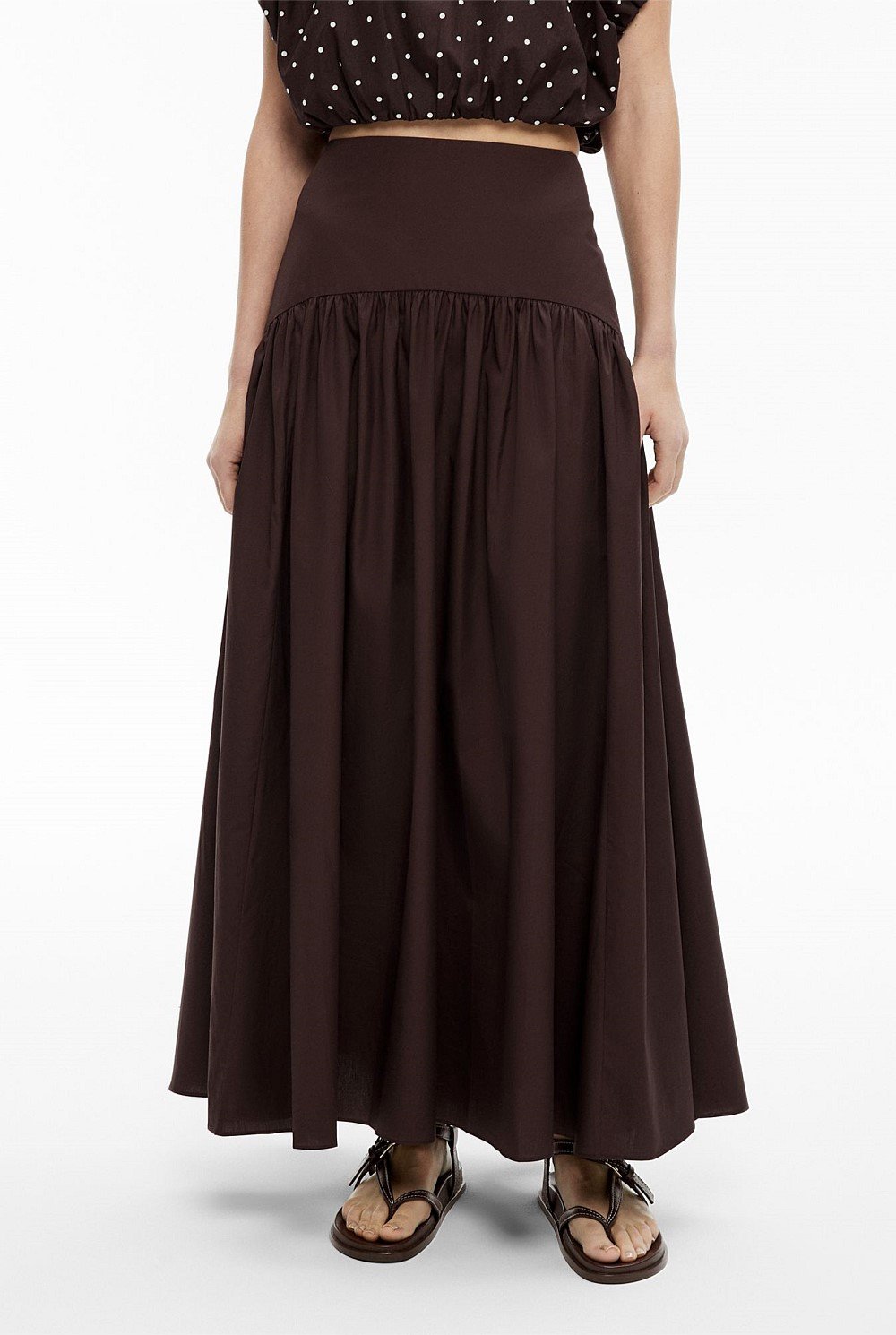 Basque Midi Skirt
