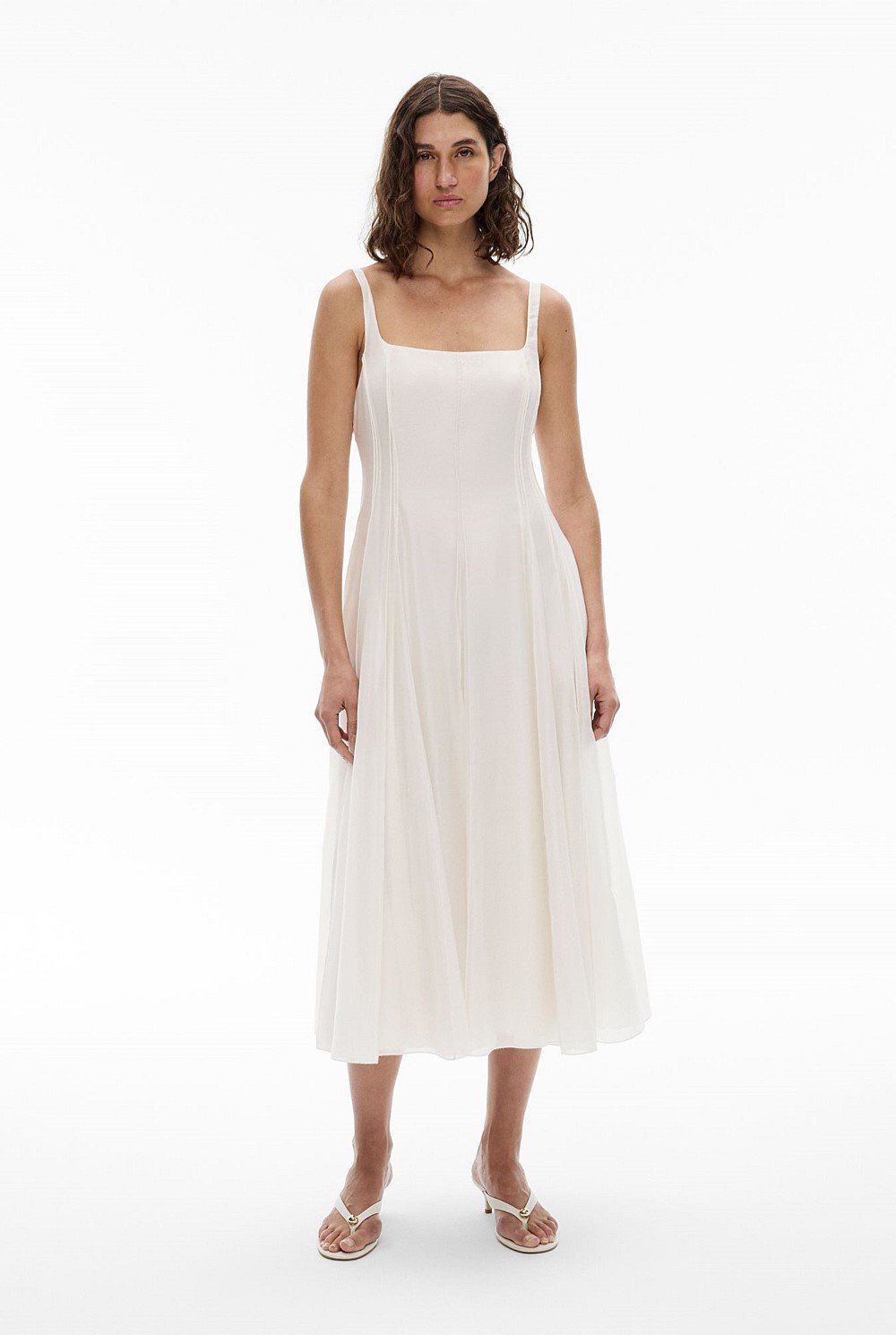 Seam Godet Dress