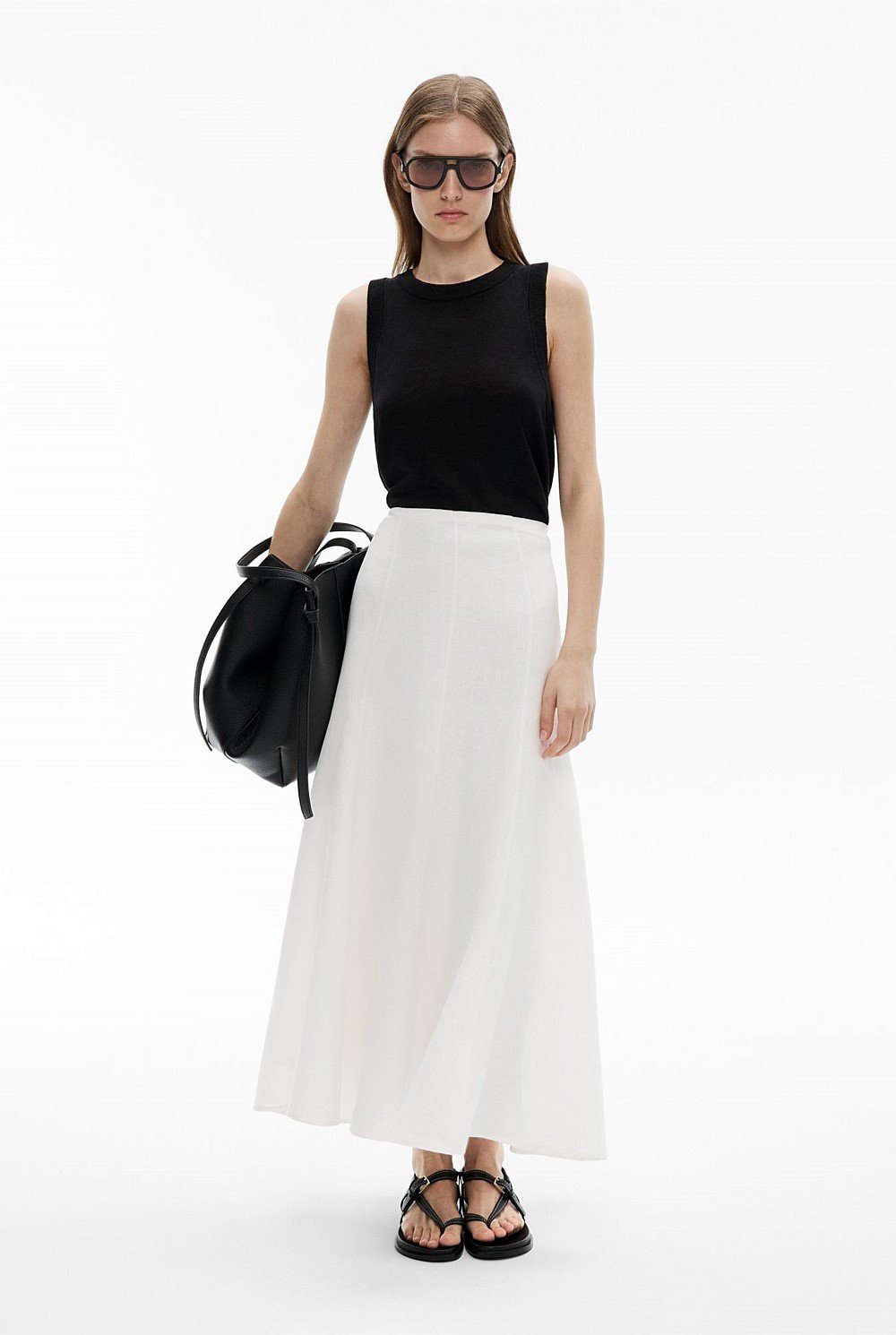 Panelled Skirt
