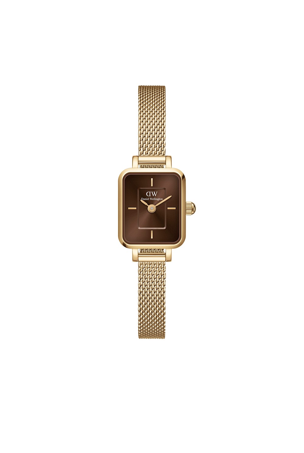 Quadro Mini Evergold Amber Watch