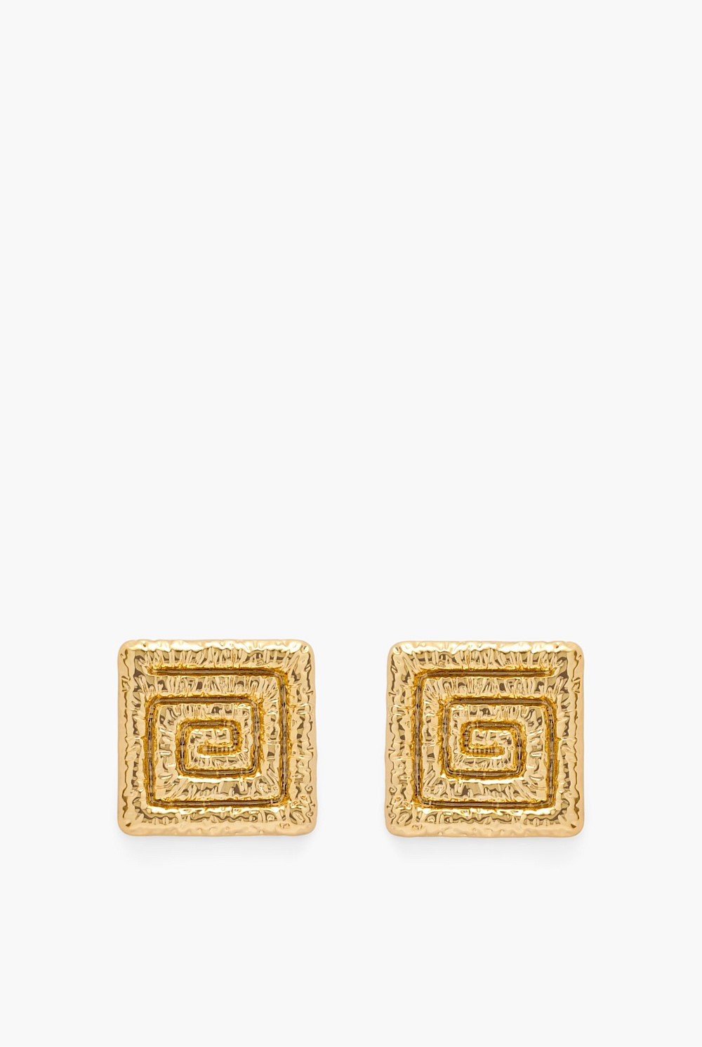 Inez Textured Stud Earrings