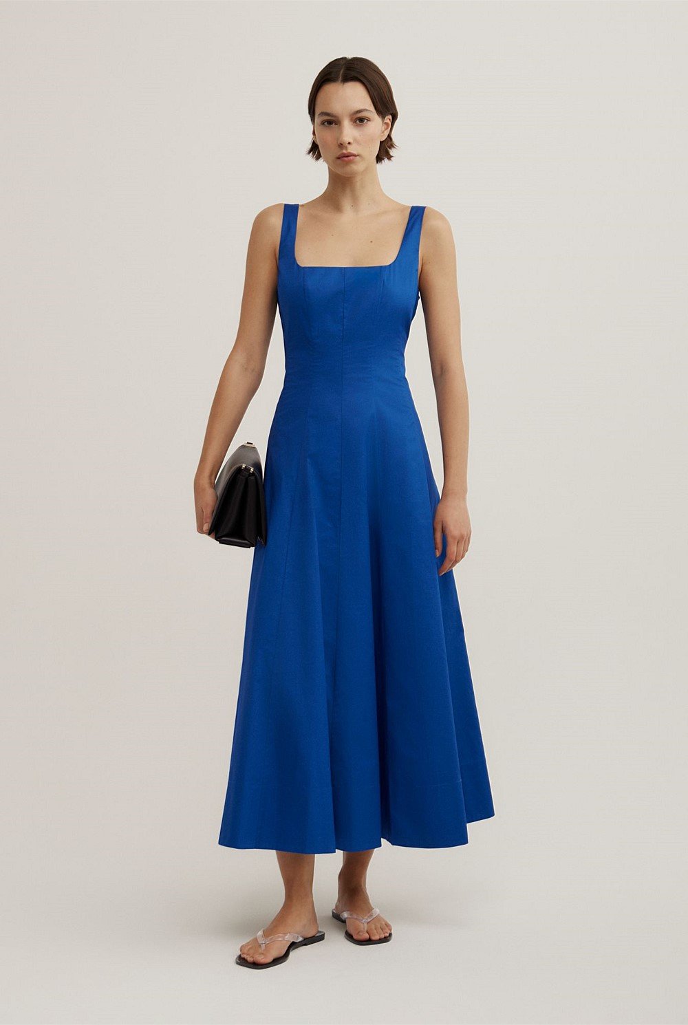 Seam Detail Midi Dress