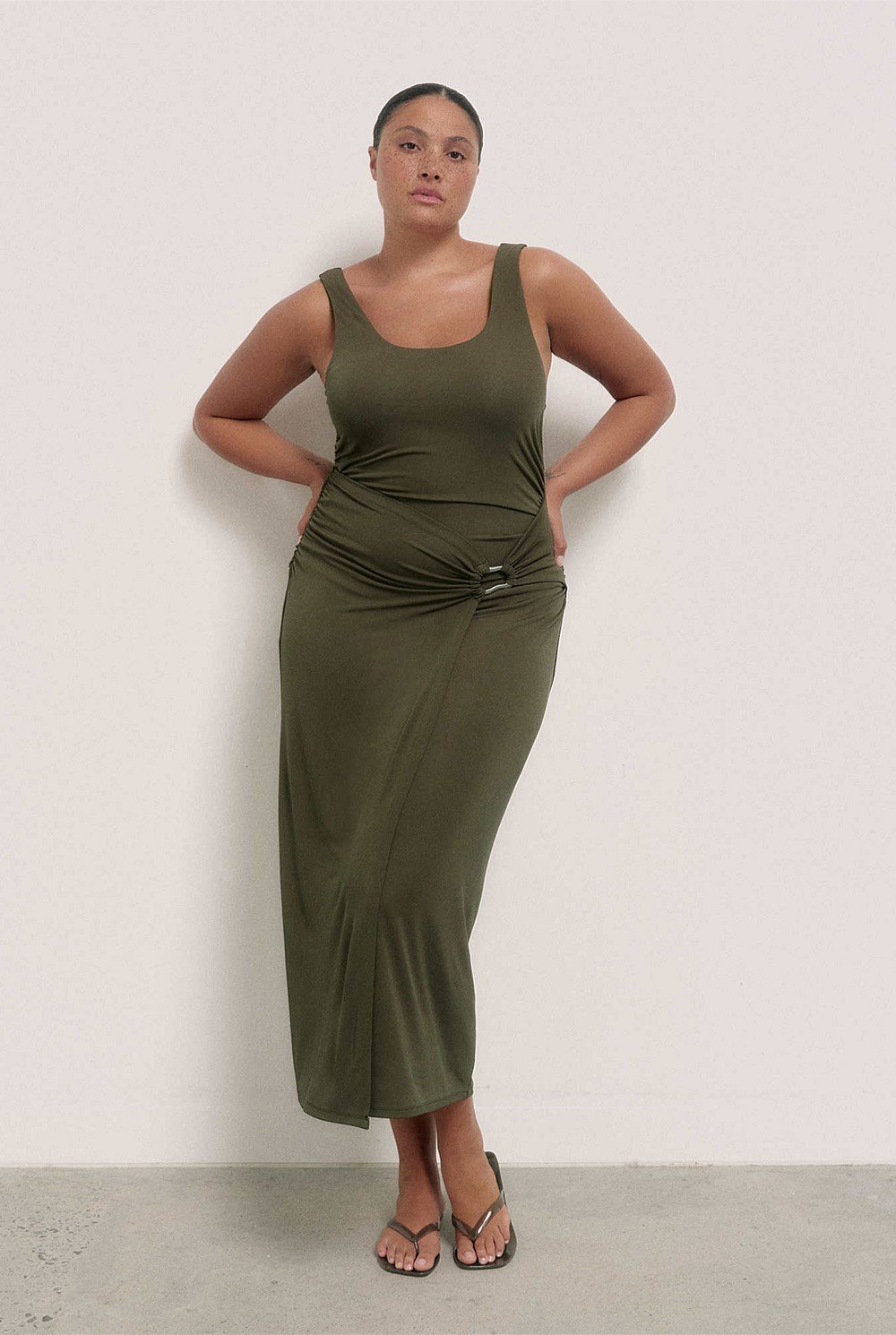 Jersey Ring Detail Dress