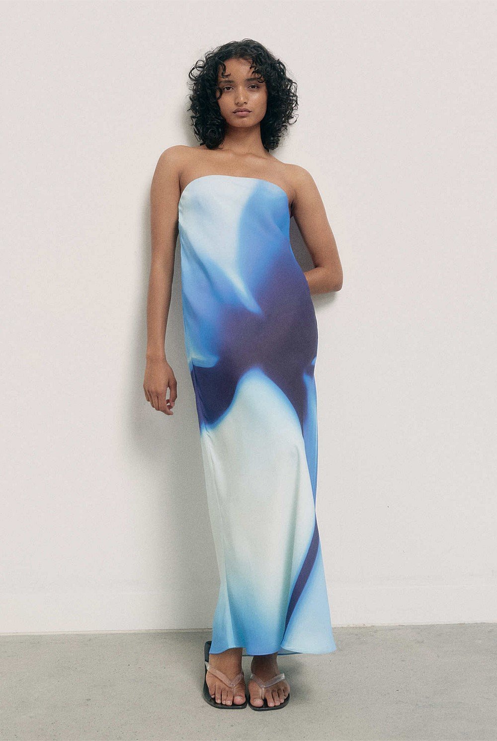 Floral Strapless Dress