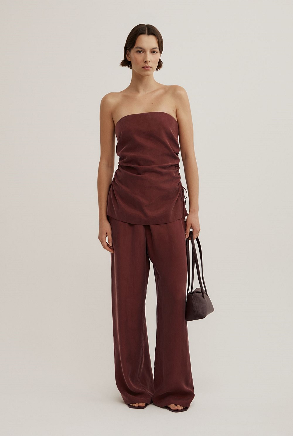 Pull On Cupro Pants