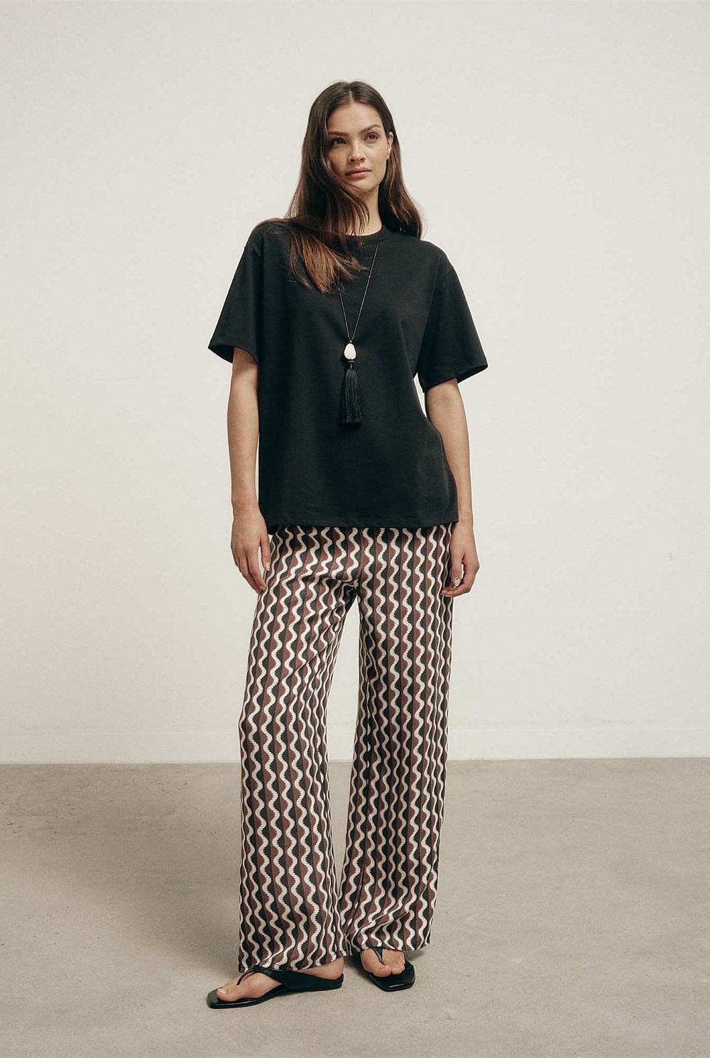 Pull On Cupro Pants