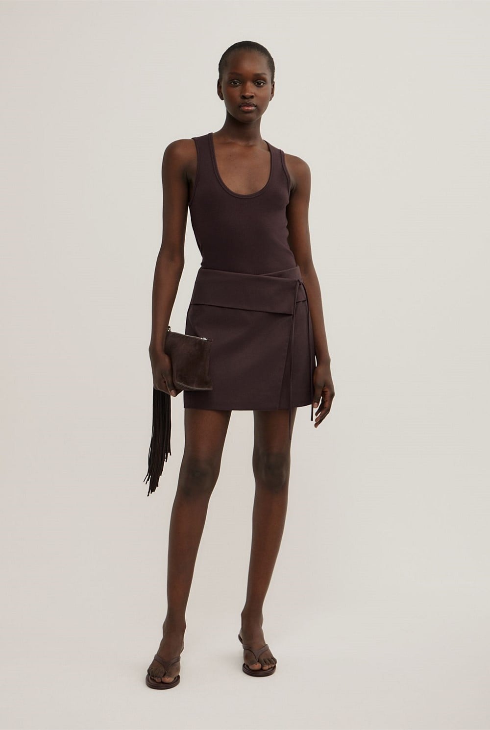 Wrap Tie Skirt