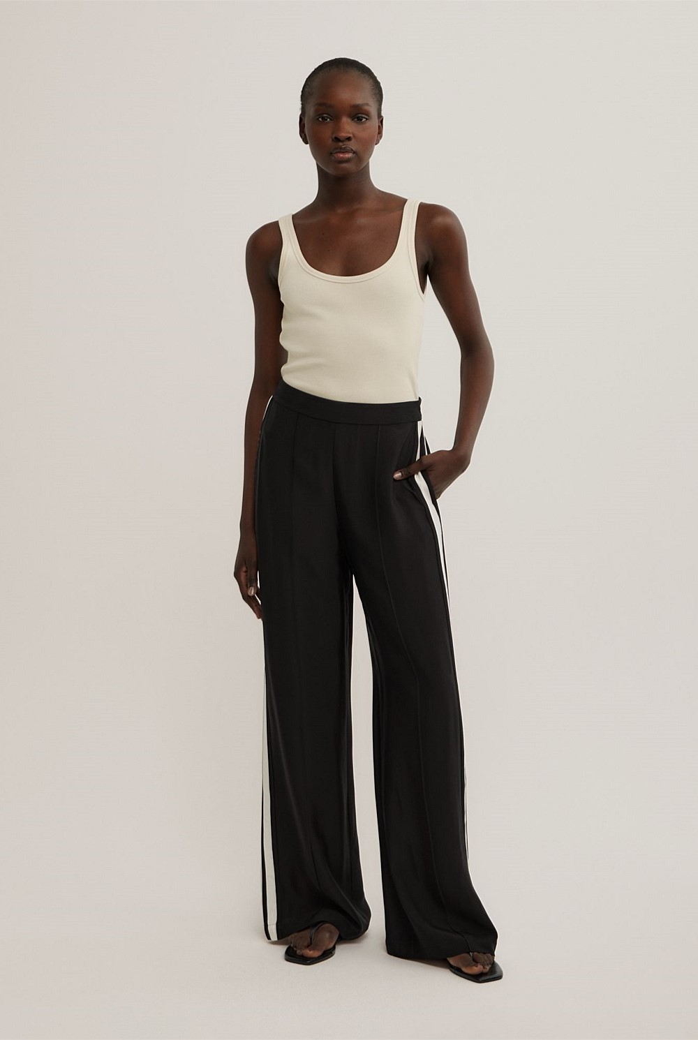 Flat Front Pants