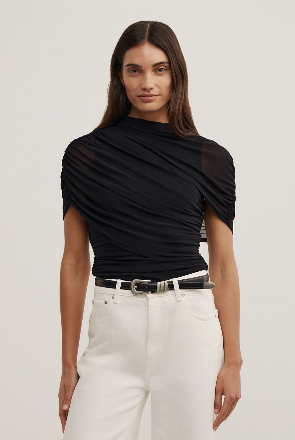 Mesh Cape Top