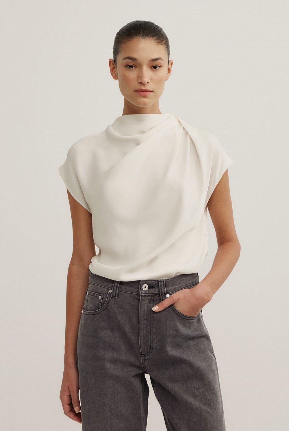 Tuck Shoulder Top