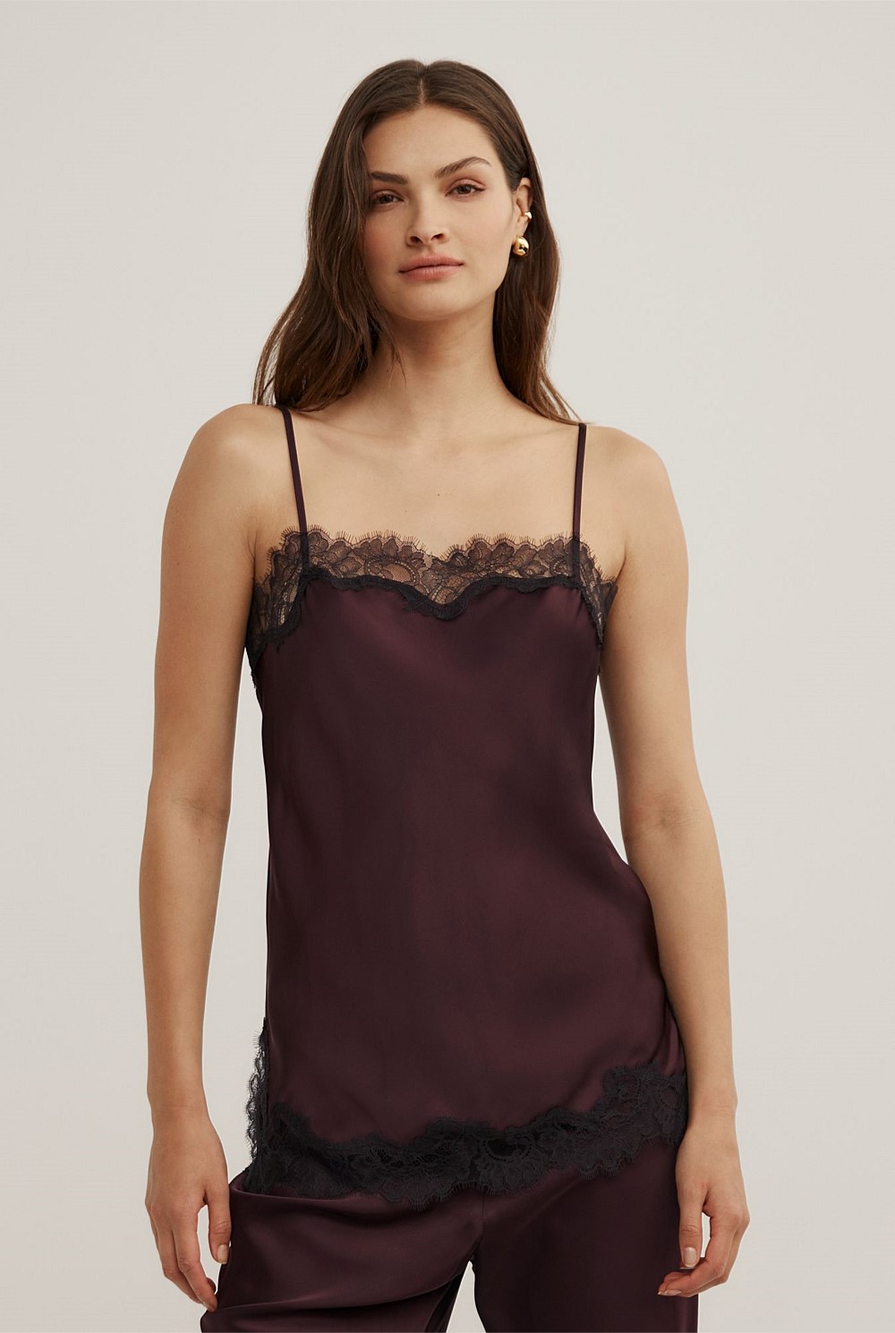 Lace Border Camisole
