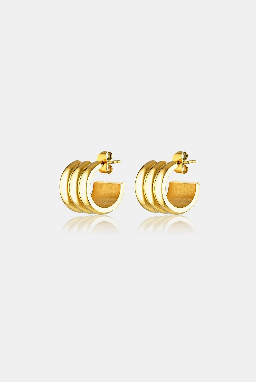 Liv Hoop Earrings | 18k Gold