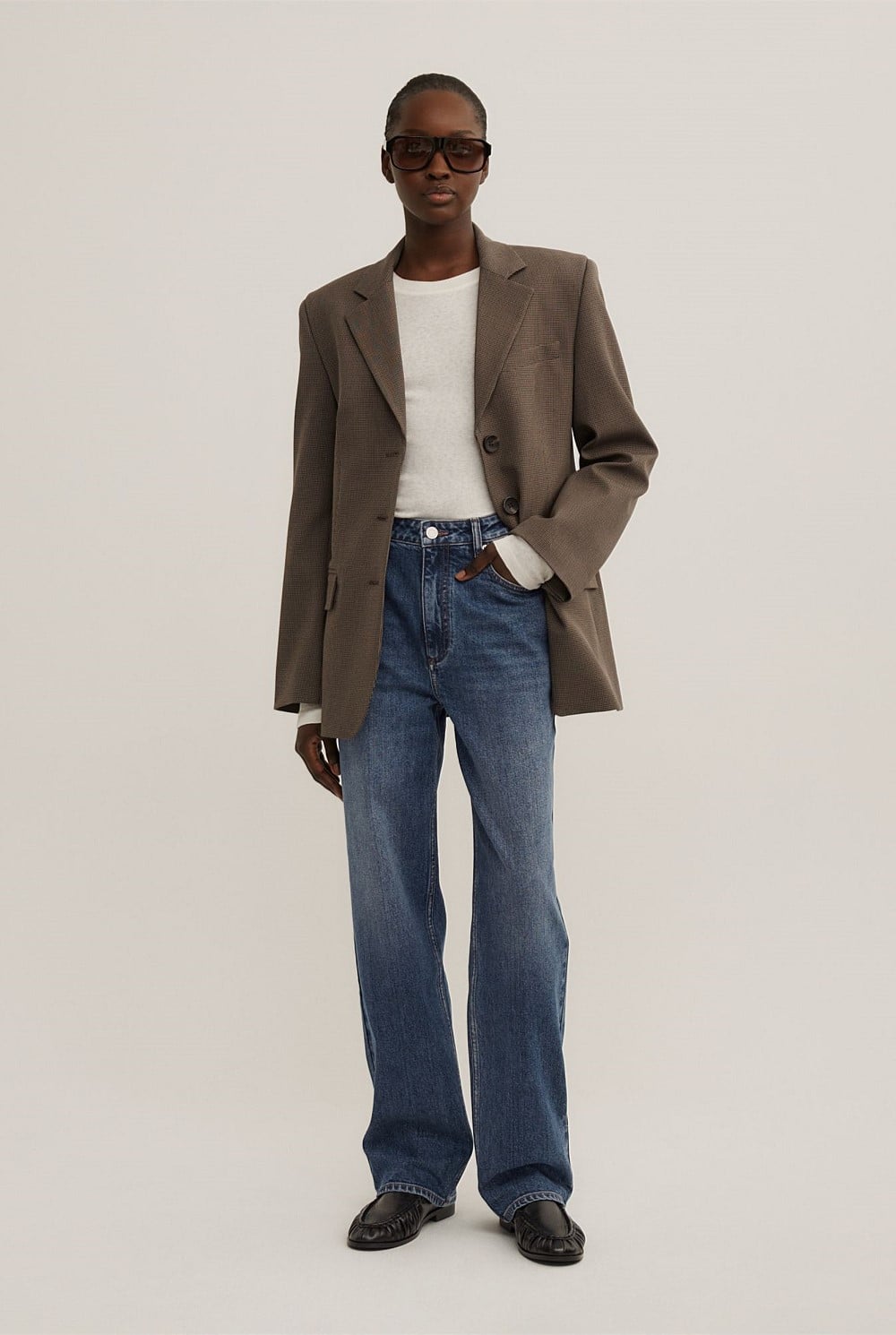 Full Length Straight Jeans