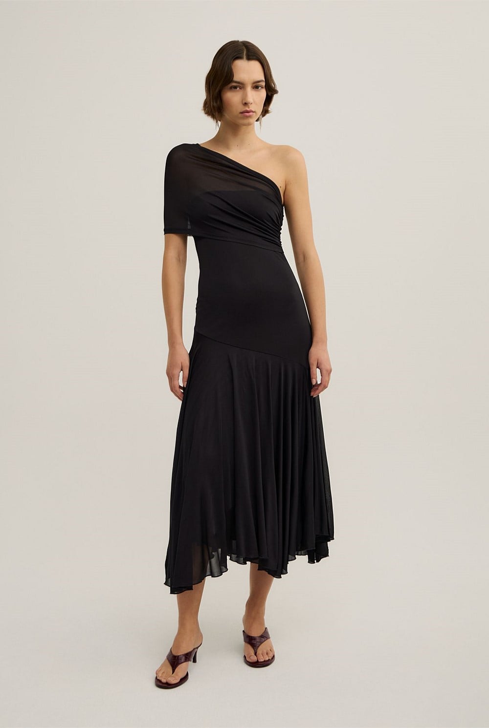 Wrapped Shoulder Dress