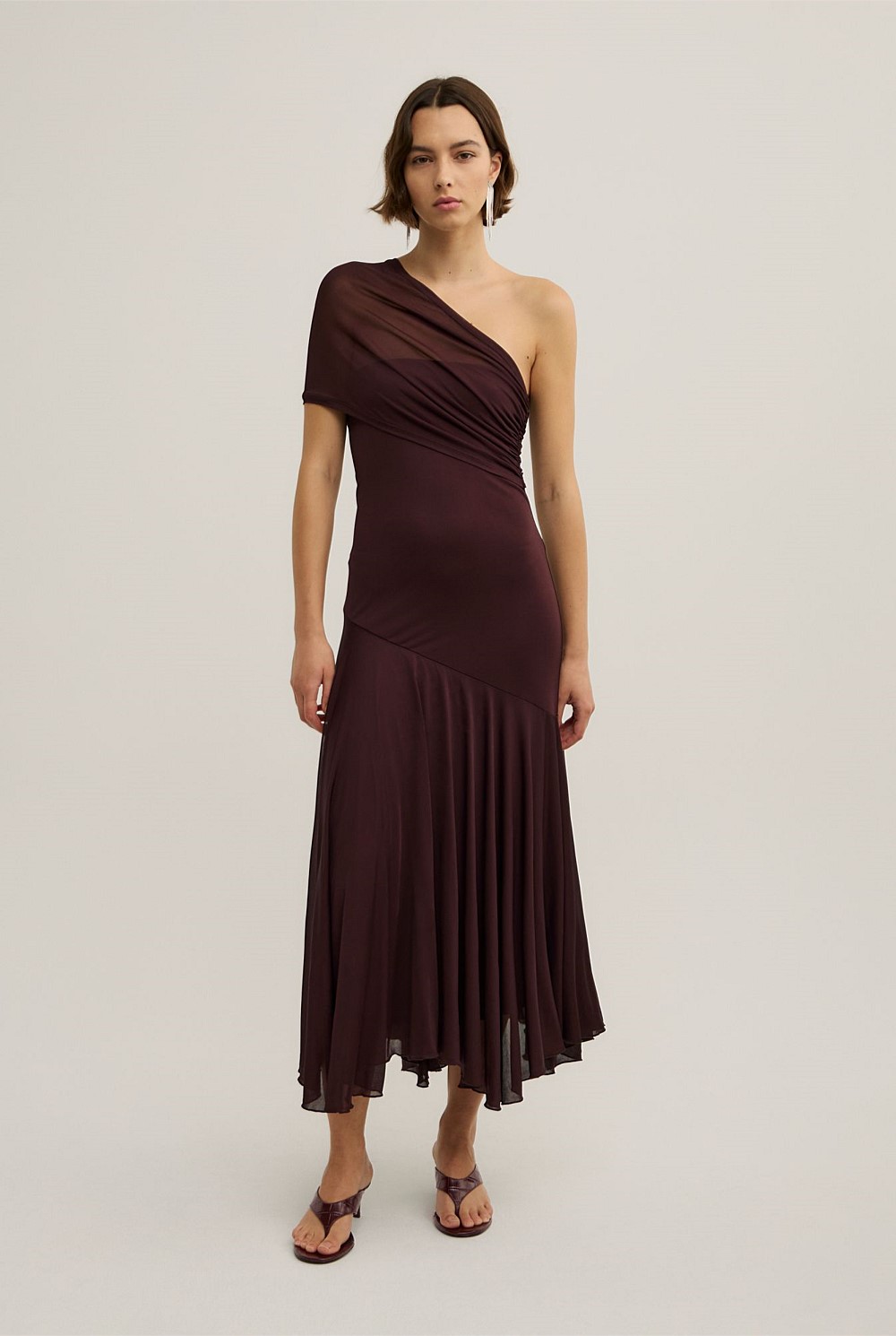 Wrapped Shoulder Dress