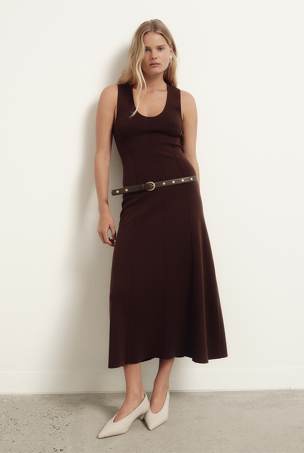 Scoop Knit Dress