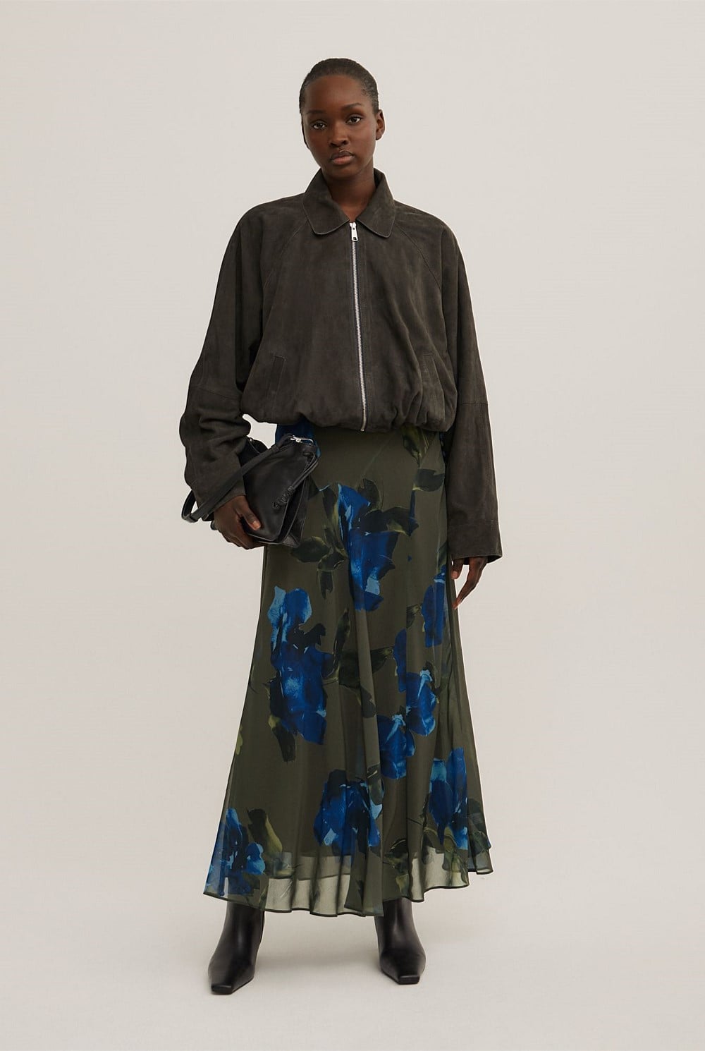 Basque Maxi Skirt