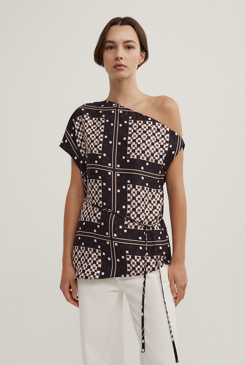 Tipped Shoulder Top