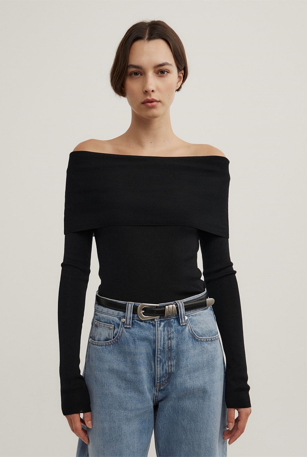 Fold Over Knit