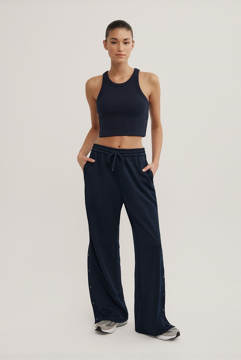 Side Snap Track Pants