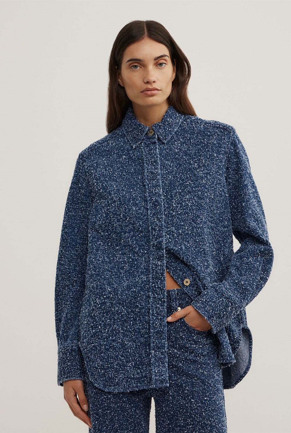 Boucle Denim Shirt
