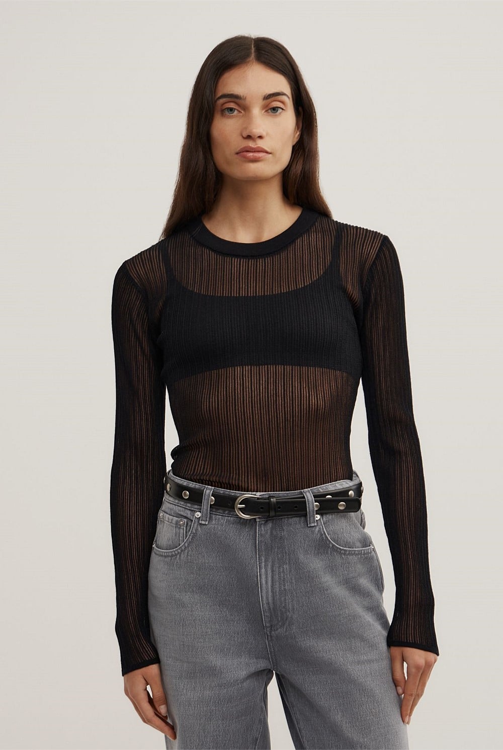 Variegated Rib Knit
