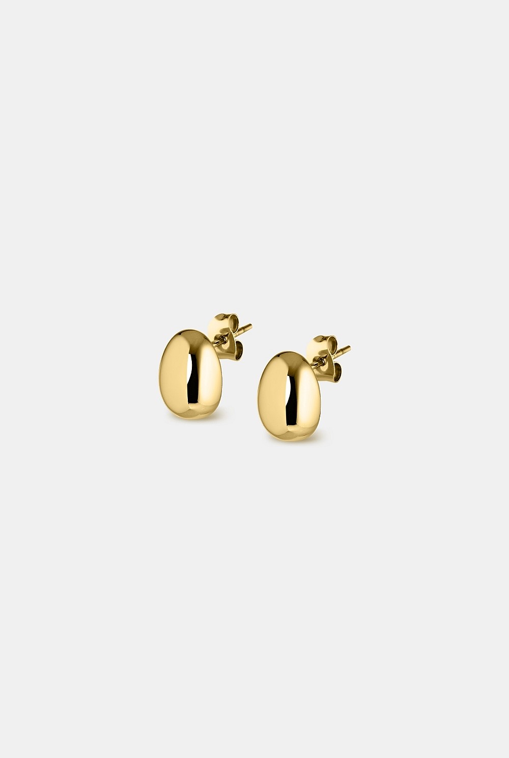 Bean Earrings | 14k Gold