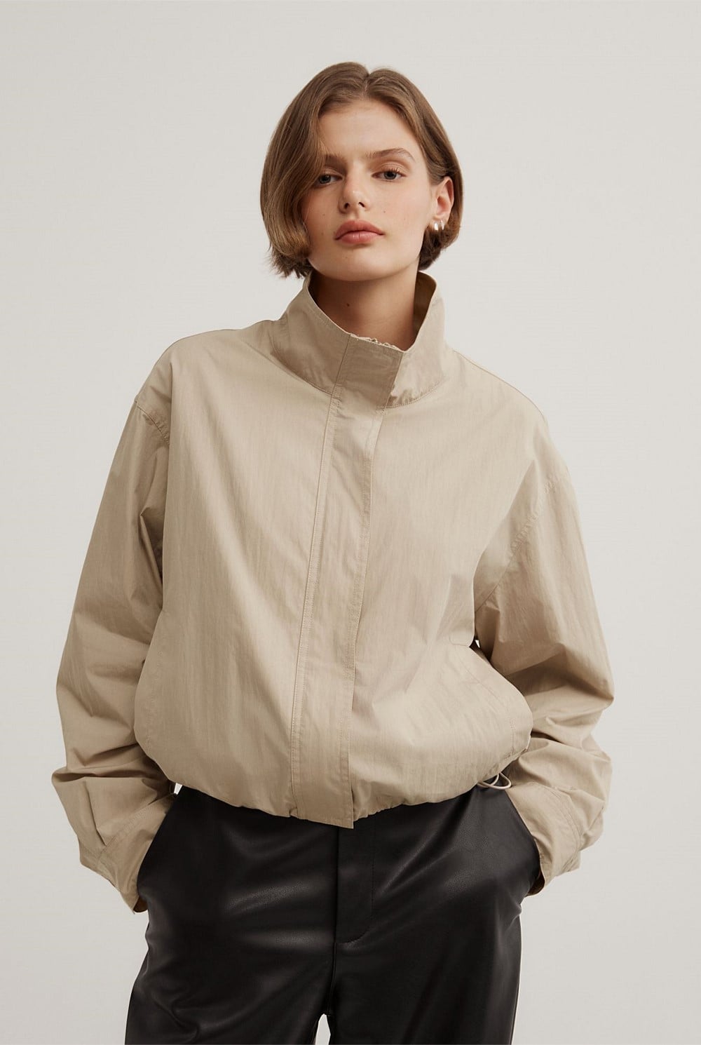 Funnel Zip Through Jacket