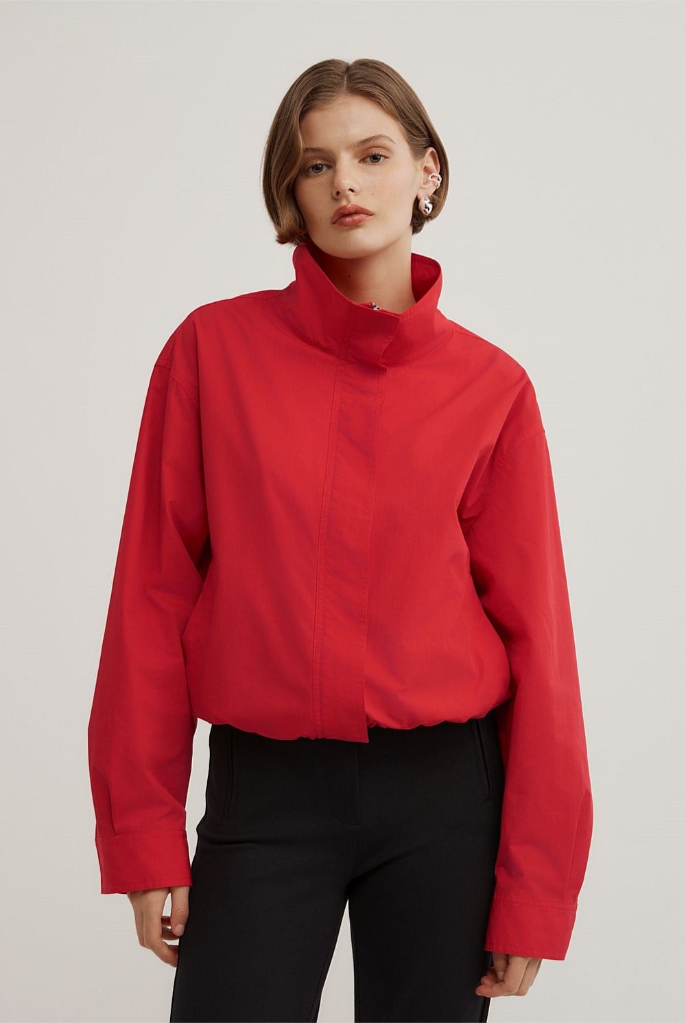 Funnel Zip Through Jacket