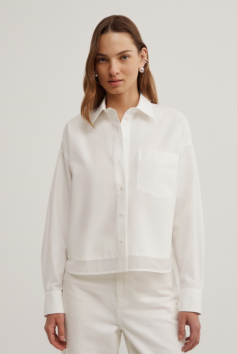 Sheer Insert Shirt
