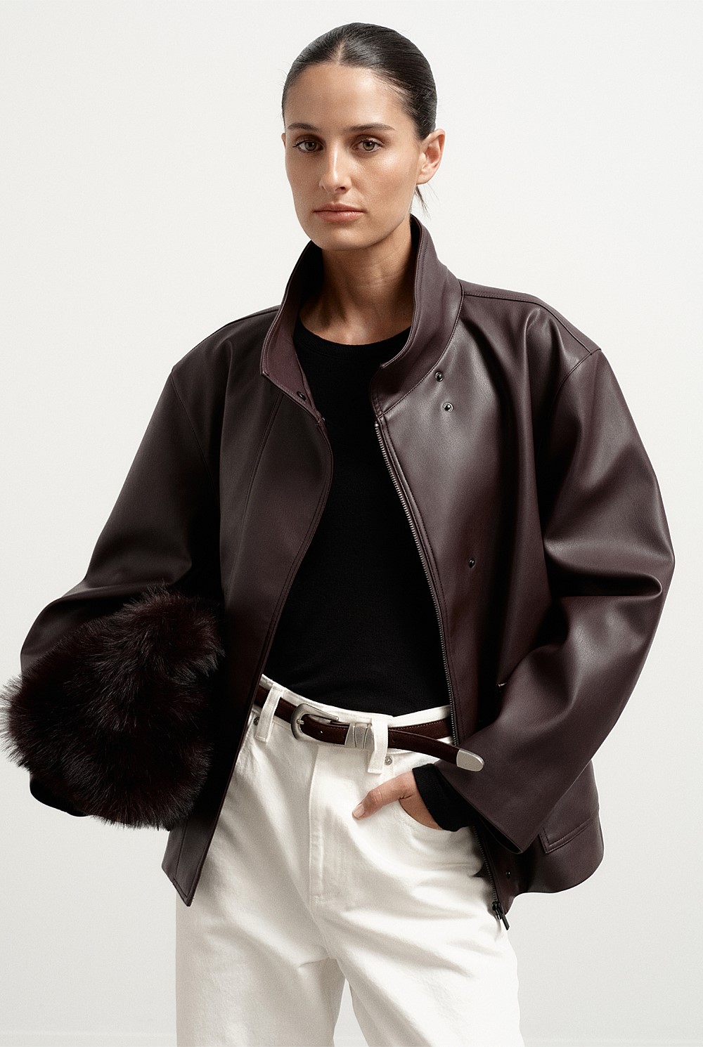 Boxy Biker Jacket