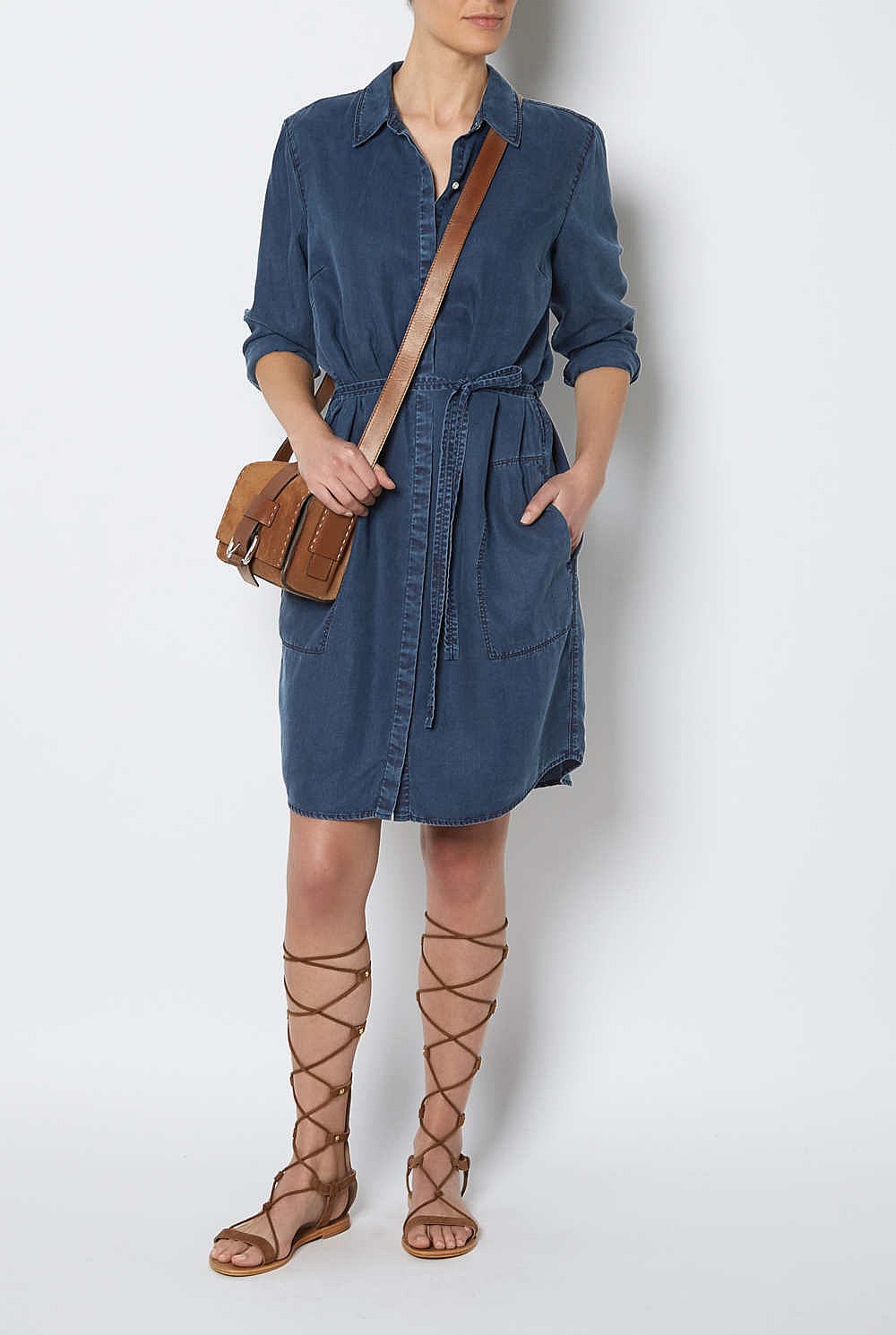 Tencel Shirt Dress
