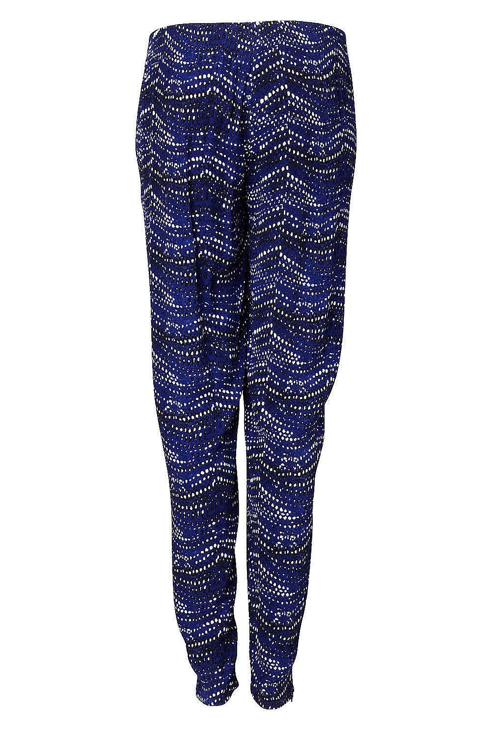 Printed Viscose Zip Detail Pant