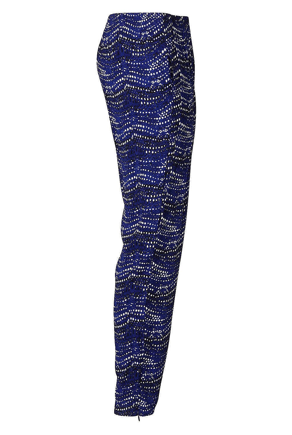 Printed Viscose Zip Detail Pant