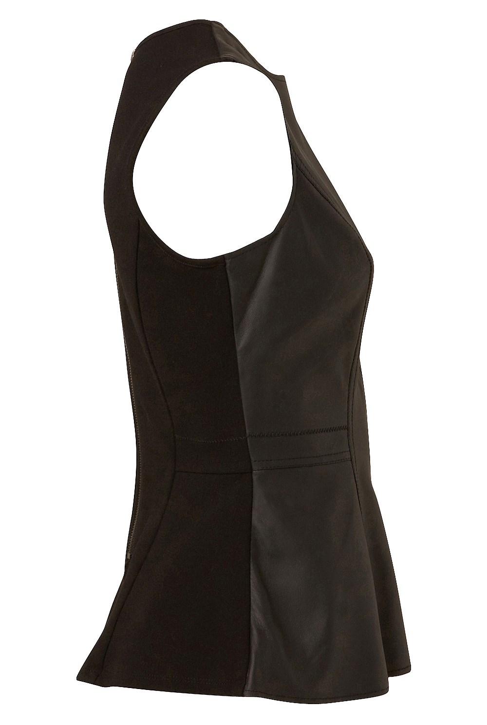 Leather Shell Top