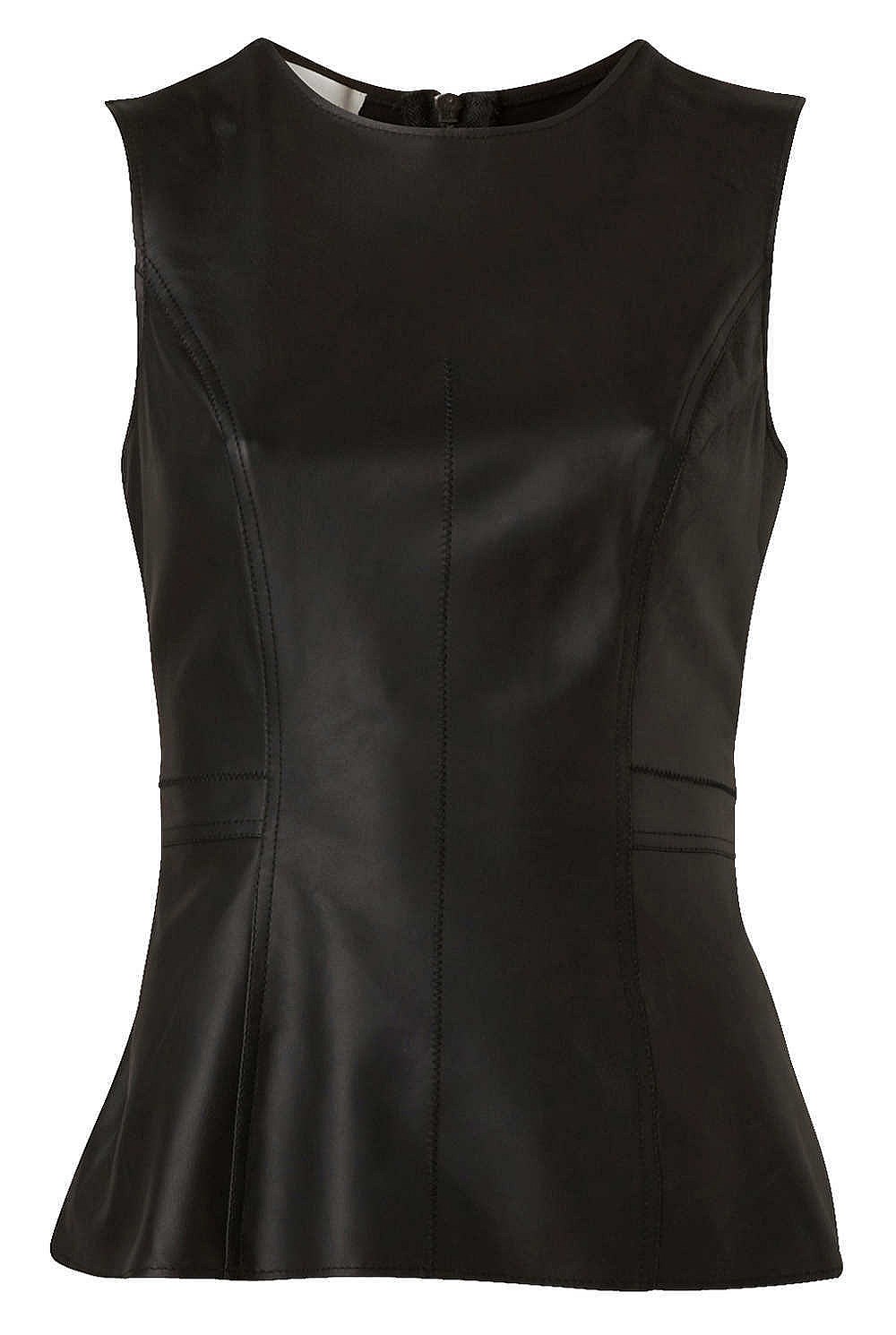Leather Shell Top