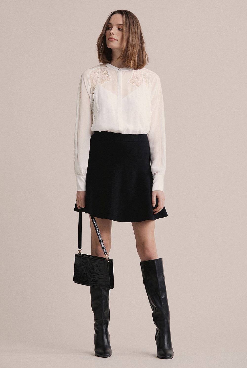Knit Flip Skirt