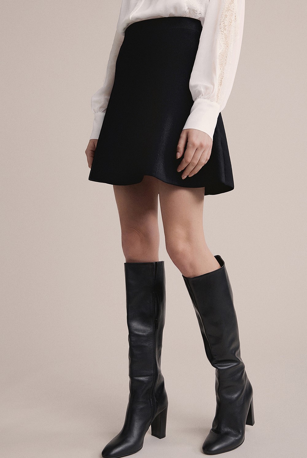 Knit Flip Skirt
