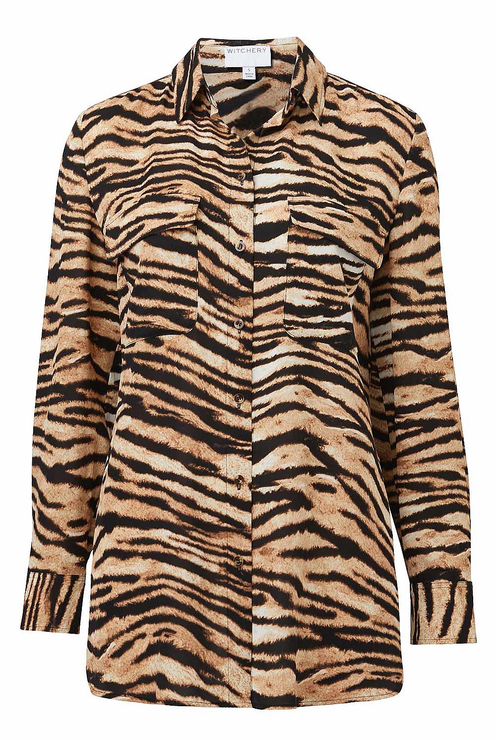 Tiger Print Blouse