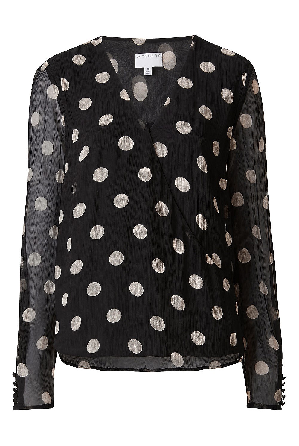 Wrap Spot Blouse
