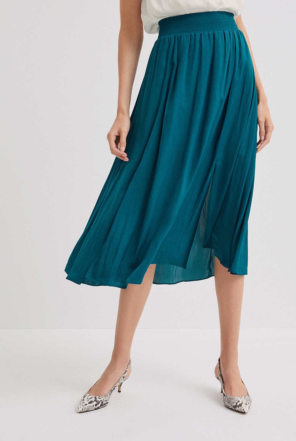 Soft Split Skirt