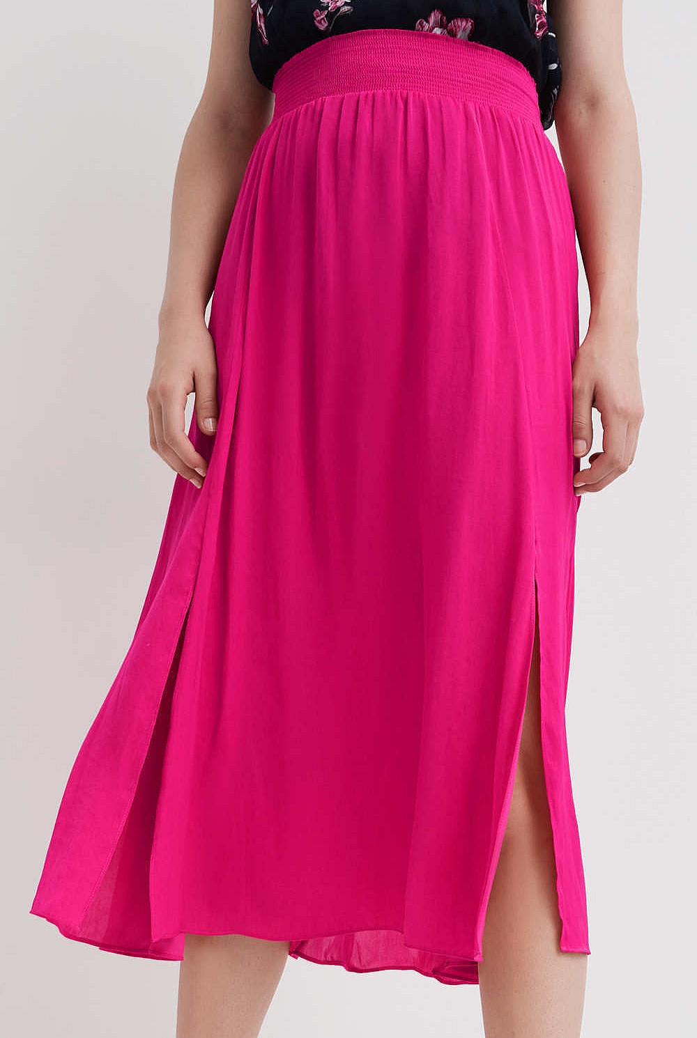 Soft Split Skirt