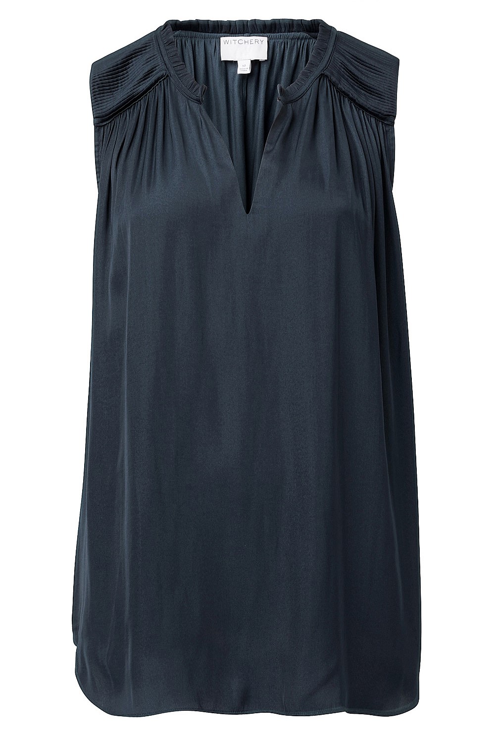 Pleated Shoulder Blouse