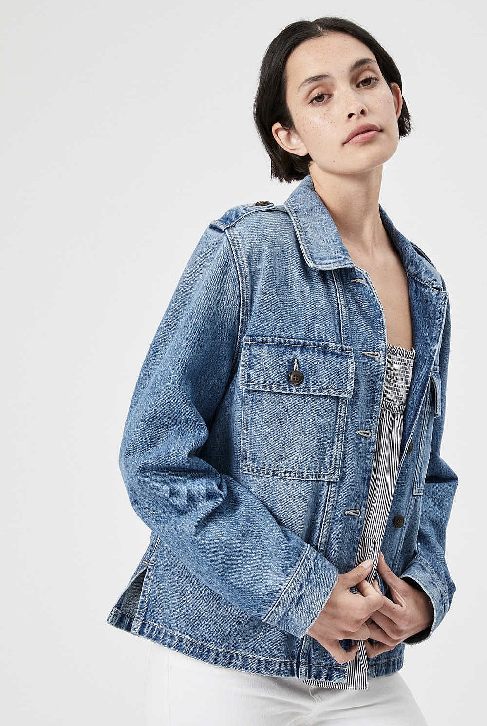 Denim Shacket