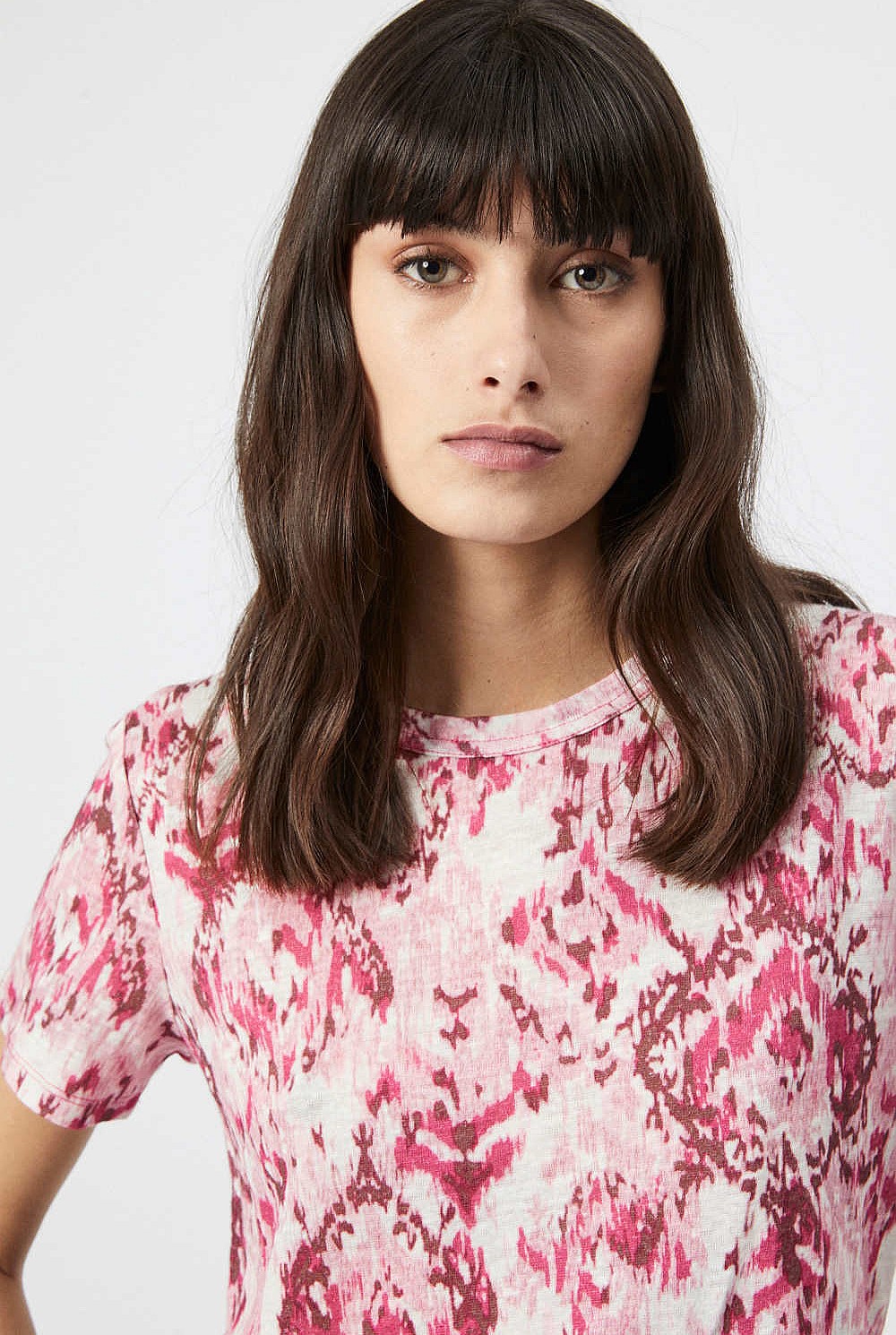 Print Linen Tee