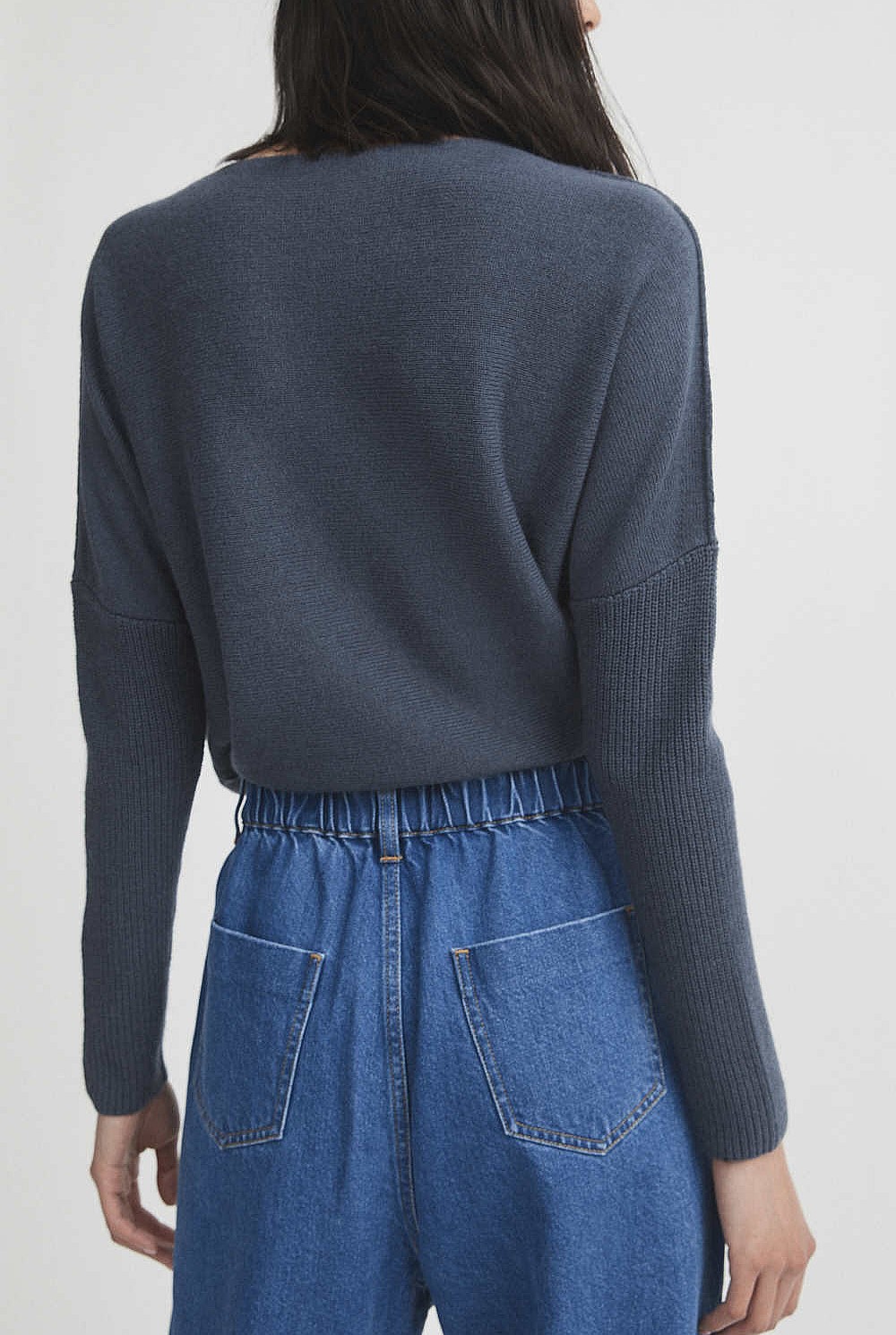 Drop Shoulder Knit