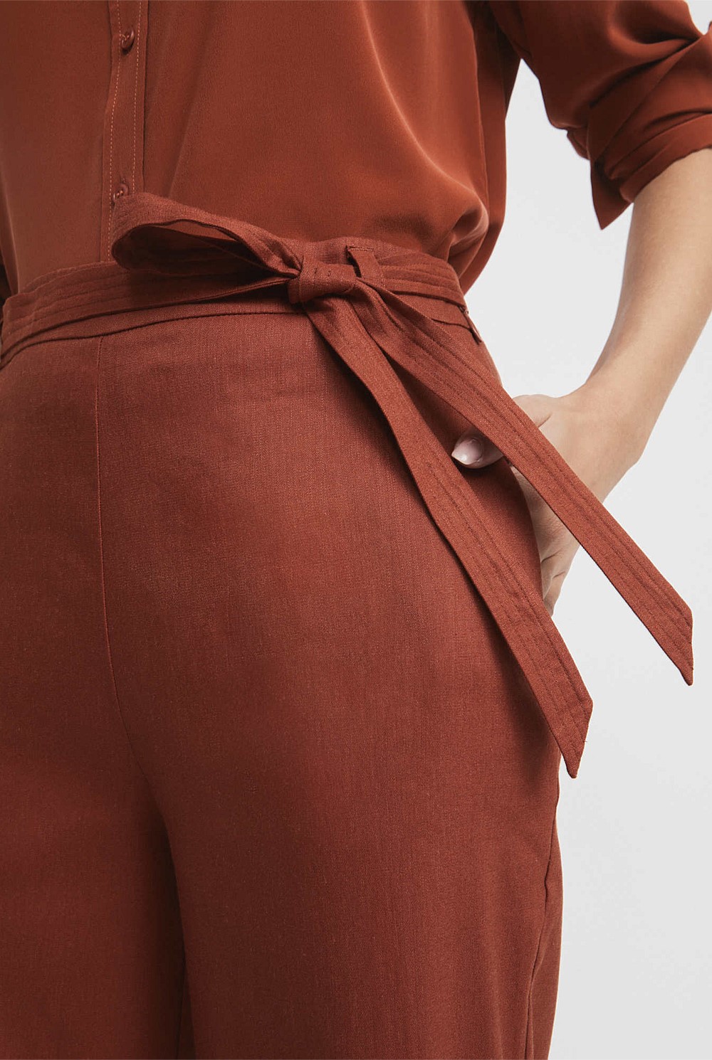 Stretch Linen Pant